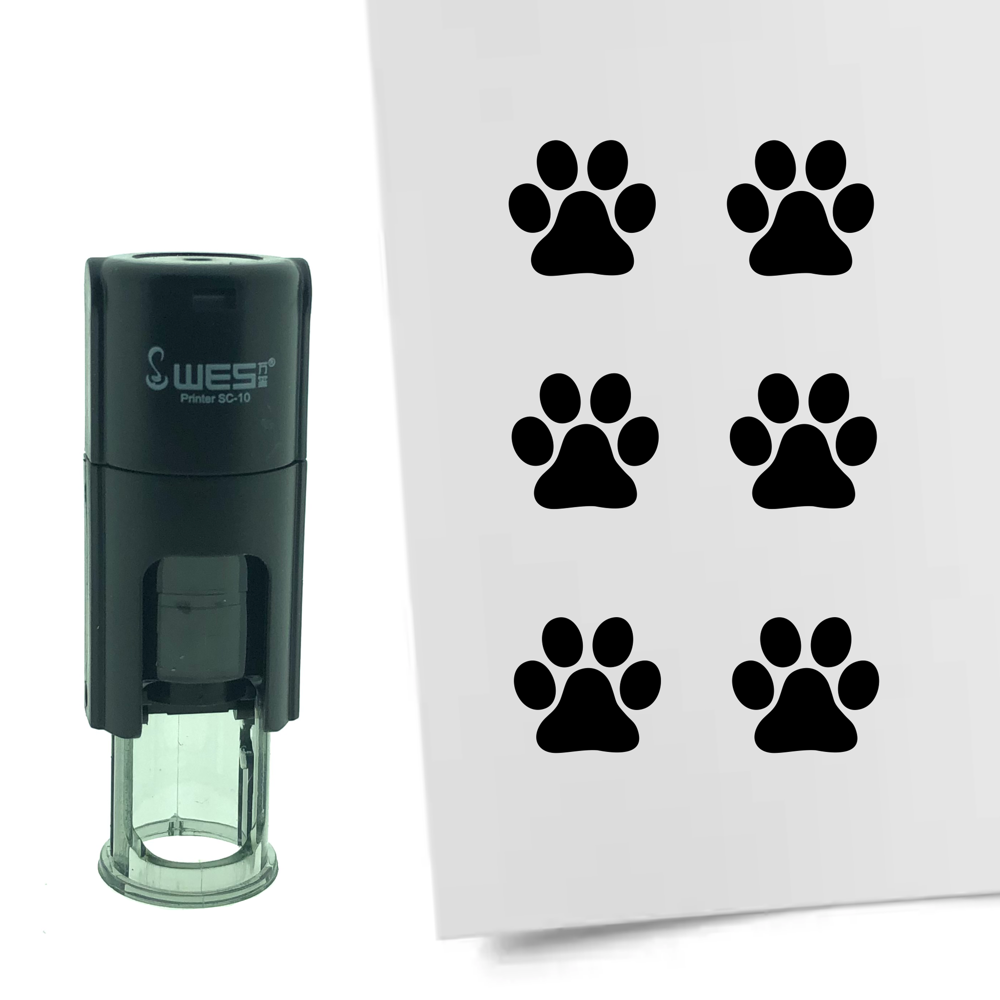 Stempel Hondenpoot van Hond 10mm - 6 kleuren - navulbaar - Afbeelding 8 van 8
